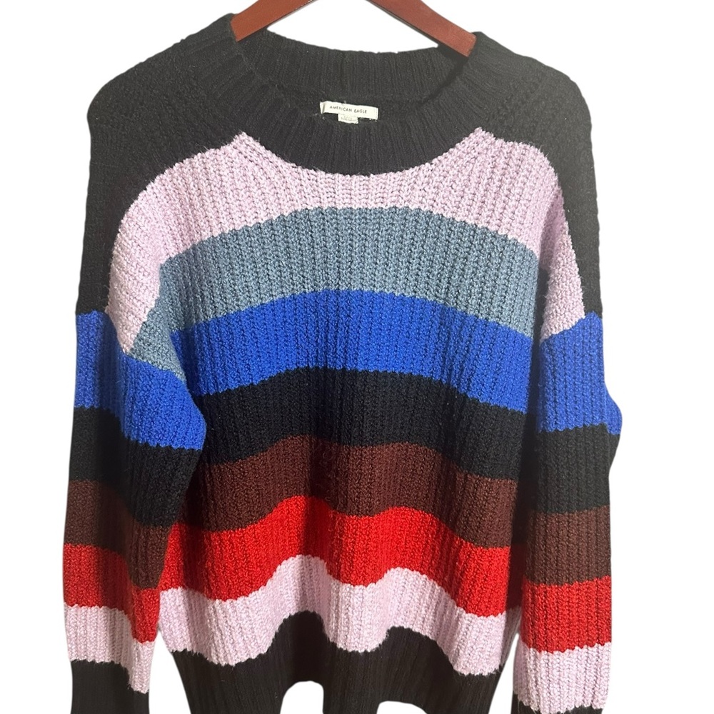 American Eagle Outfitters Colorful Knit Sweater S